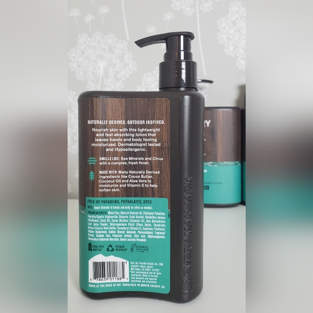 4 Every Man Jack sea set lotions-new - Picture 3 of 3